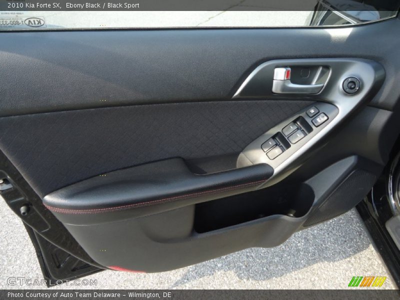 Ebony Black / Black Sport 2010 Kia Forte SX