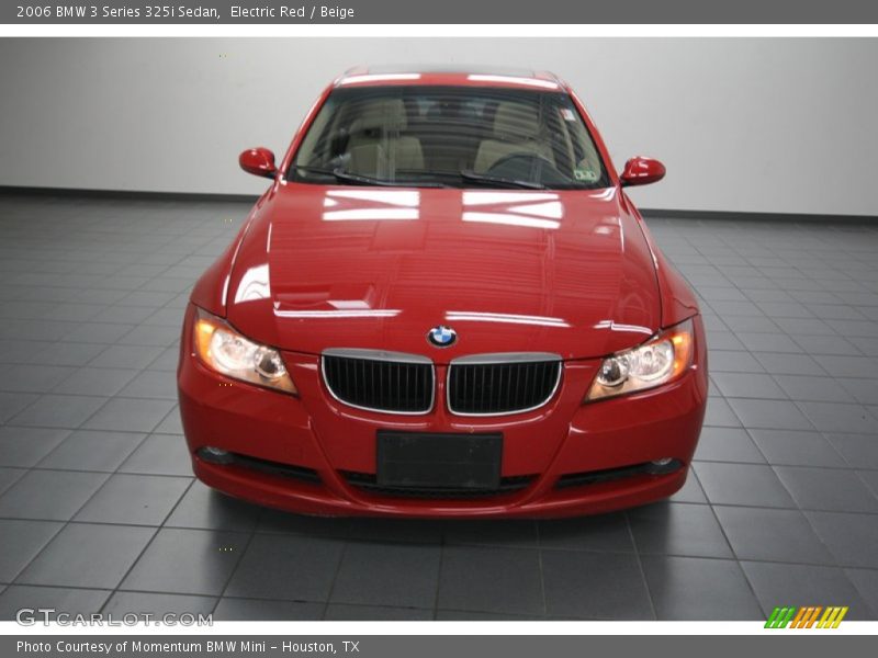 Electric Red / Beige 2006 BMW 3 Series 325i Sedan