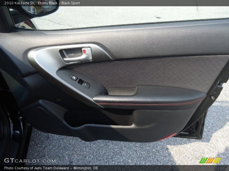 Ebony Black / Black Sport 2010 Kia Forte SX