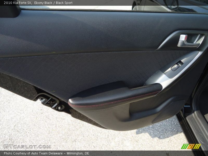 Ebony Black / Black Sport 2010 Kia Forte SX