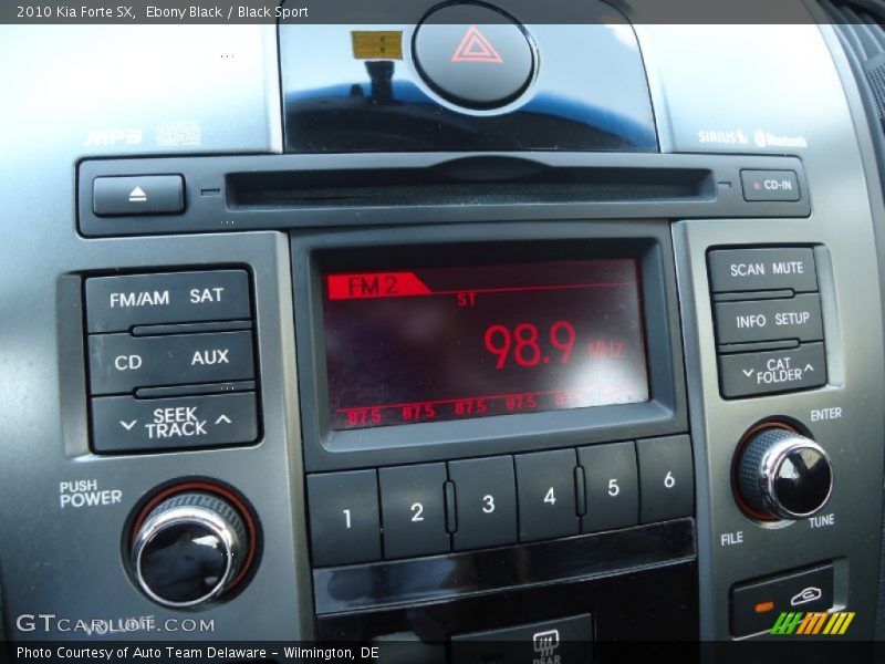 Ebony Black / Black Sport 2010 Kia Forte SX