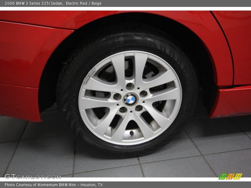 Electric Red / Beige 2006 BMW 3 Series 325i Sedan