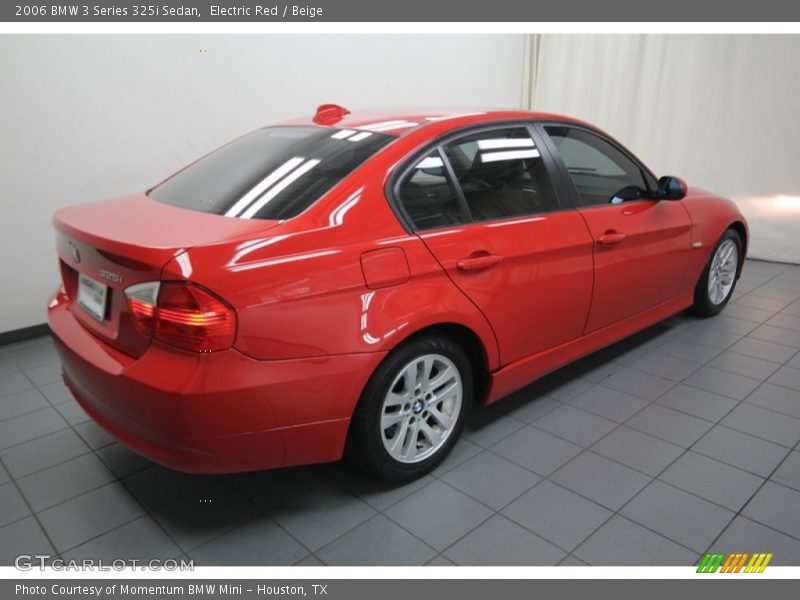 Electric Red / Beige 2006 BMW 3 Series 325i Sedan