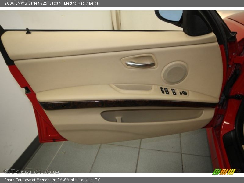 Electric Red / Beige 2006 BMW 3 Series 325i Sedan