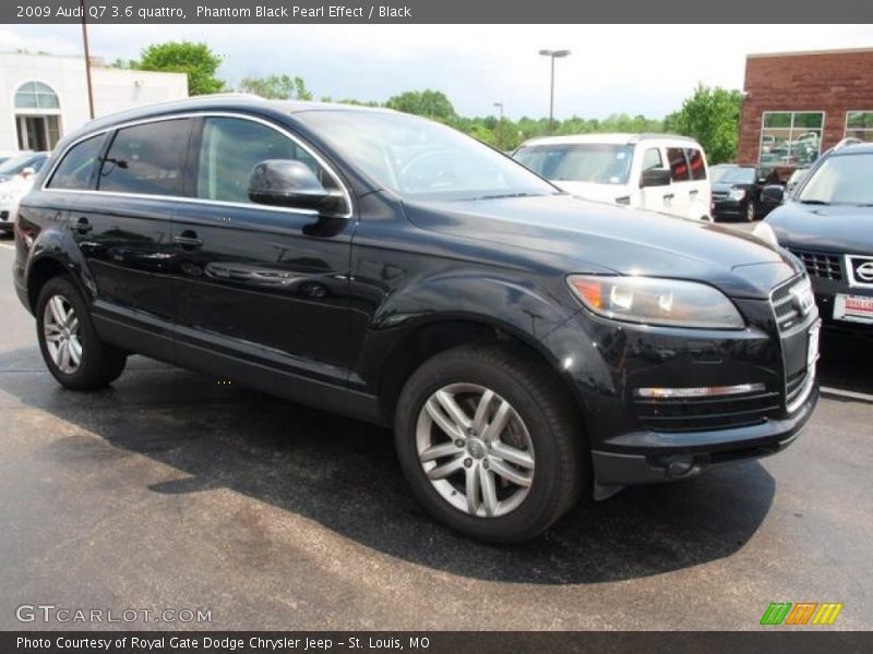 Phantom Black Pearl Effect / Black 2009 Audi Q7 3.6 quattro