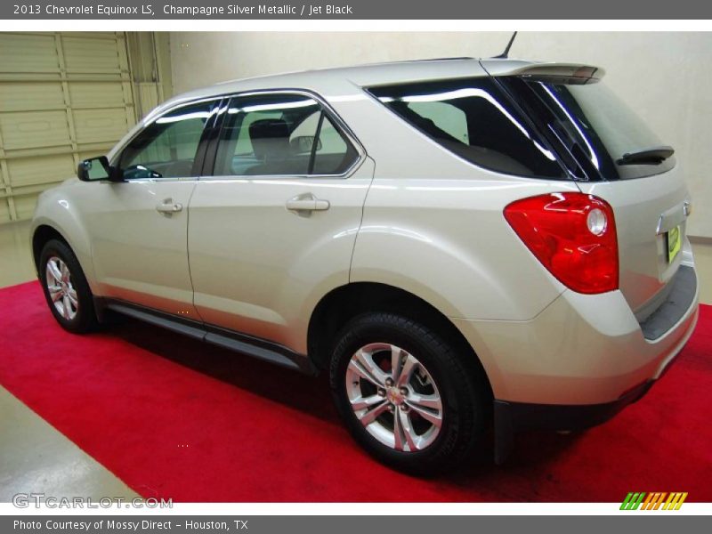 Champagne Silver Metallic / Jet Black 2013 Chevrolet Equinox LS