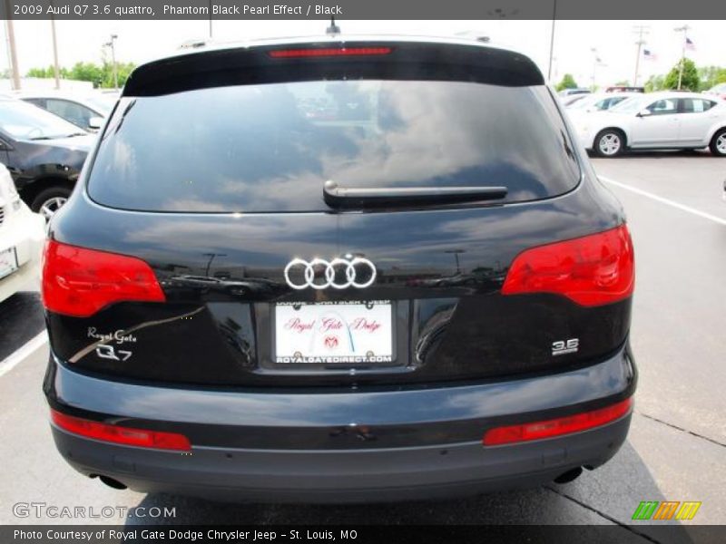 Phantom Black Pearl Effect / Black 2009 Audi Q7 3.6 quattro
