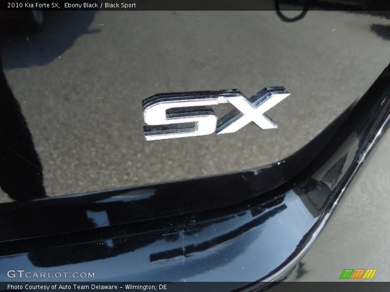 Ebony Black / Black Sport 2010 Kia Forte SX