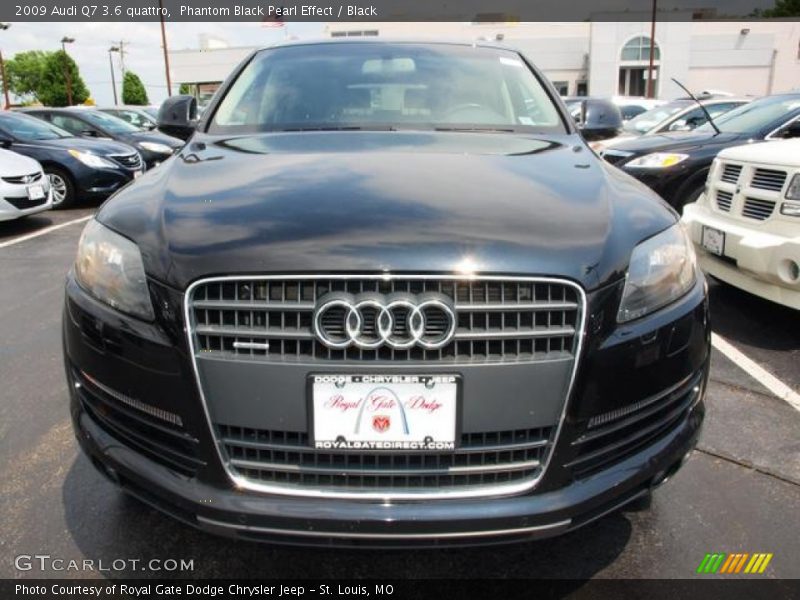 Phantom Black Pearl Effect / Black 2009 Audi Q7 3.6 quattro