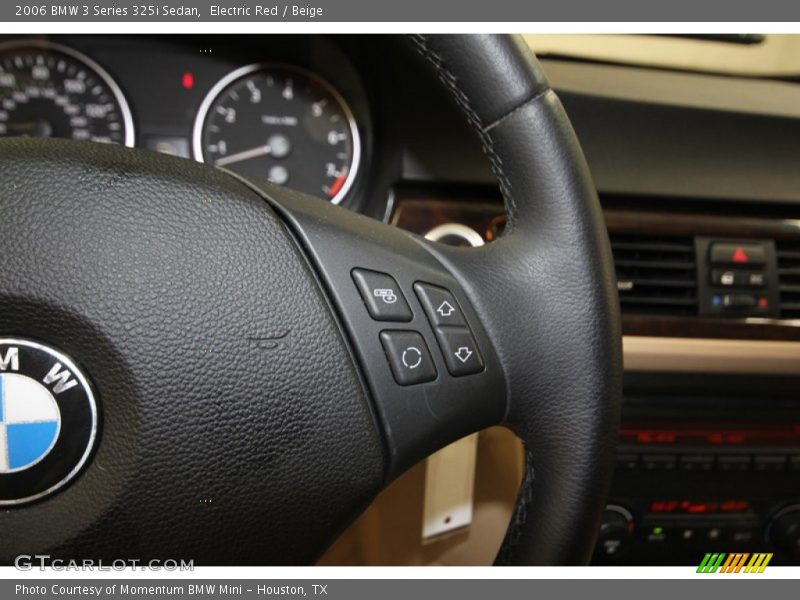 Electric Red / Beige 2006 BMW 3 Series 325i Sedan