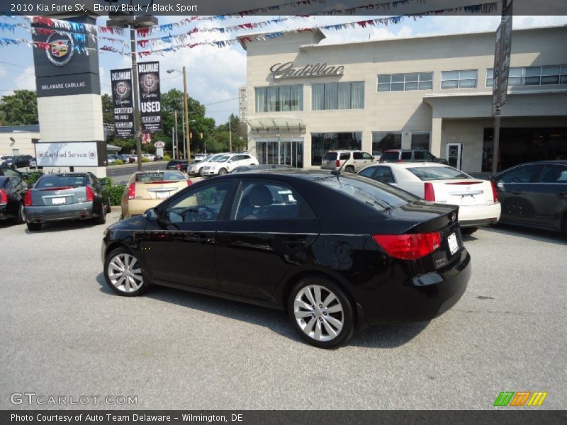 Ebony Black / Black Sport 2010 Kia Forte SX