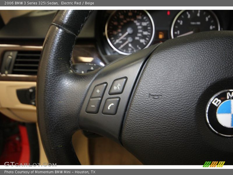 Electric Red / Beige 2006 BMW 3 Series 325i Sedan