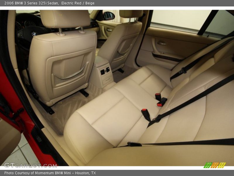 Electric Red / Beige 2006 BMW 3 Series 325i Sedan