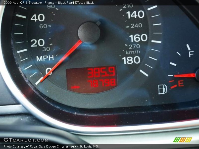 Phantom Black Pearl Effect / Black 2009 Audi Q7 3.6 quattro
