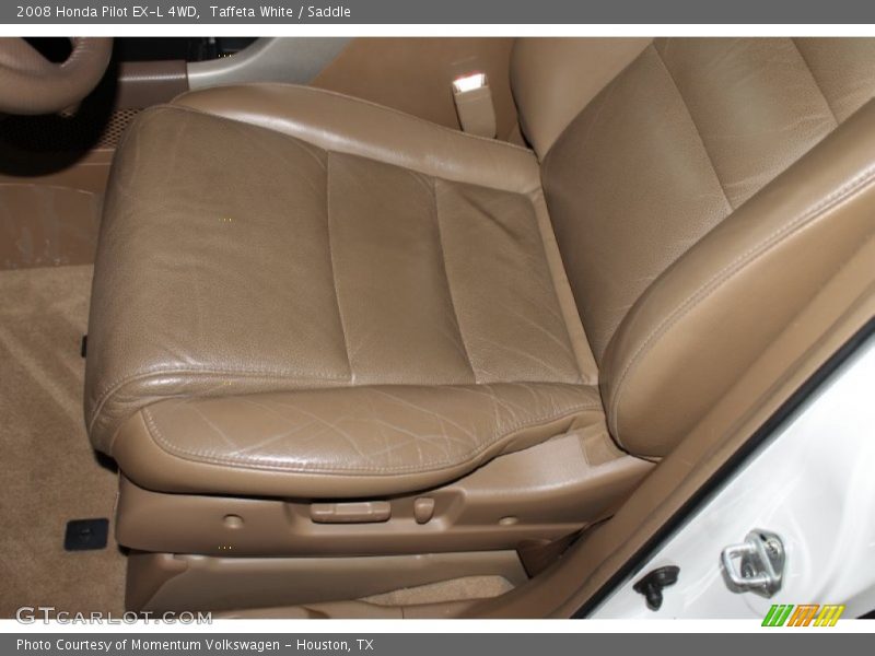 Taffeta White / Saddle 2008 Honda Pilot EX-L 4WD