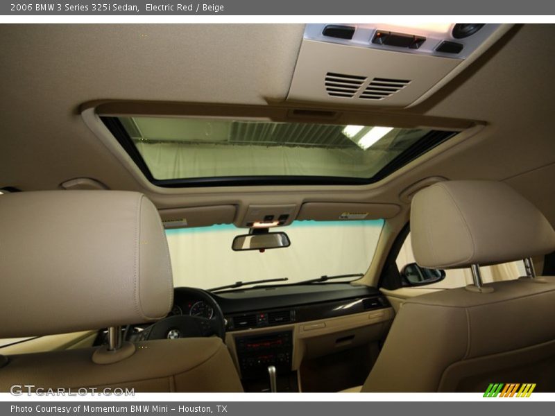 Electric Red / Beige 2006 BMW 3 Series 325i Sedan