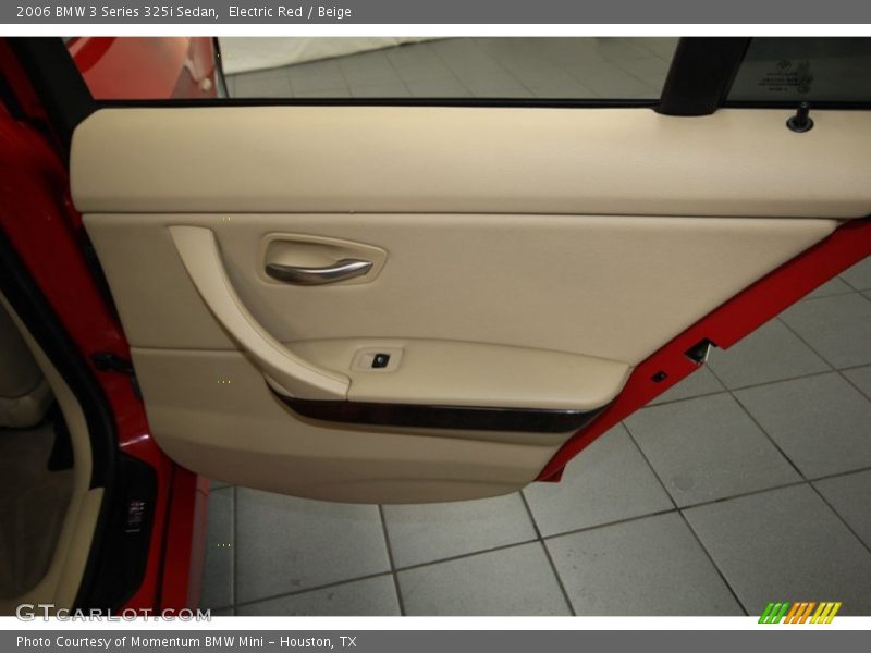 Electric Red / Beige 2006 BMW 3 Series 325i Sedan