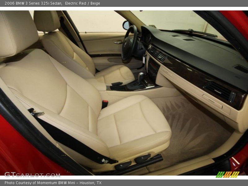Electric Red / Beige 2006 BMW 3 Series 325i Sedan