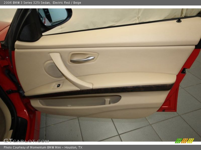 Electric Red / Beige 2006 BMW 3 Series 325i Sedan