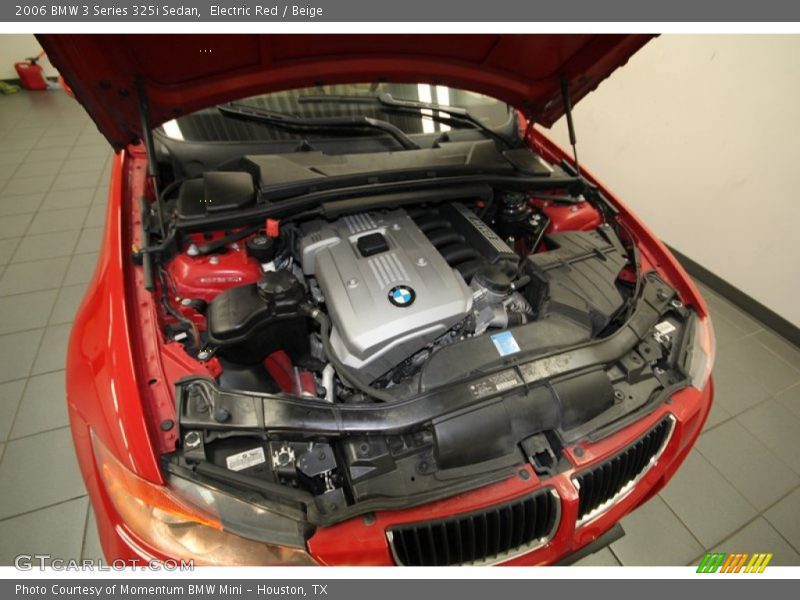 Electric Red / Beige 2006 BMW 3 Series 325i Sedan