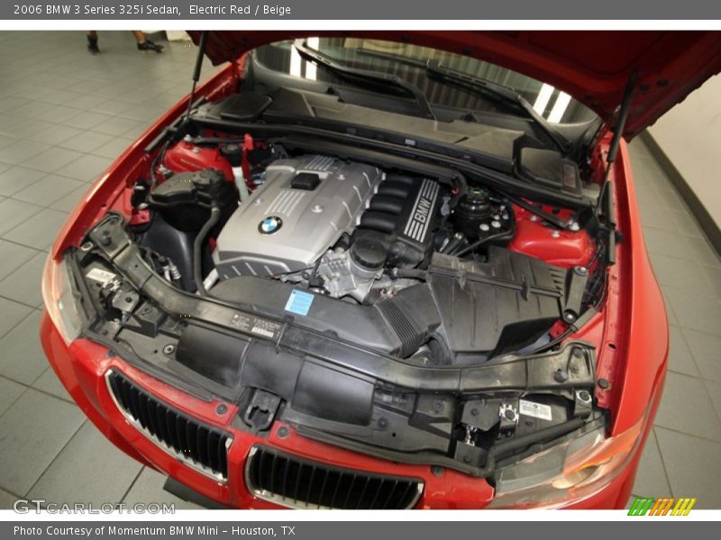 Electric Red / Beige 2006 BMW 3 Series 325i Sedan
