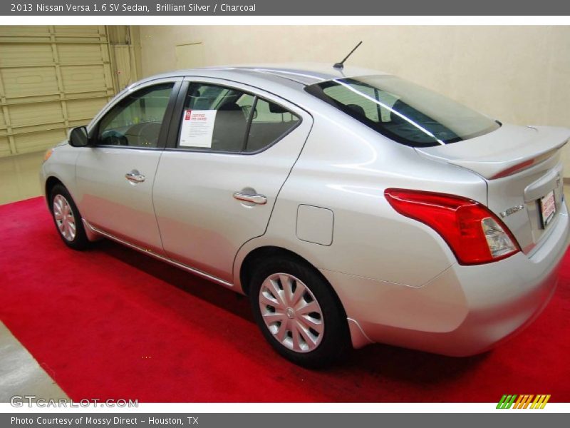 Brilliant Silver / Charcoal 2013 Nissan Versa 1.6 SV Sedan