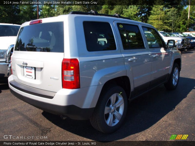 Bright Silver Metallic / Dark Slate Gray 2014 Jeep Patriot Latitude