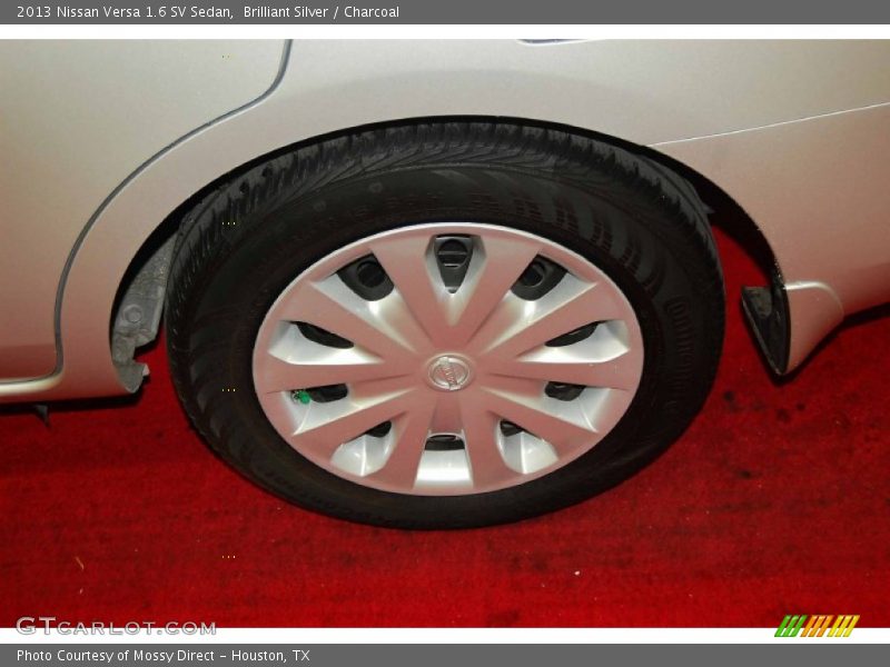 Brilliant Silver / Charcoal 2013 Nissan Versa 1.6 SV Sedan