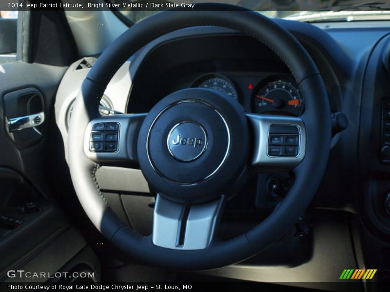 Bright Silver Metallic / Dark Slate Gray 2014 Jeep Patriot Latitude