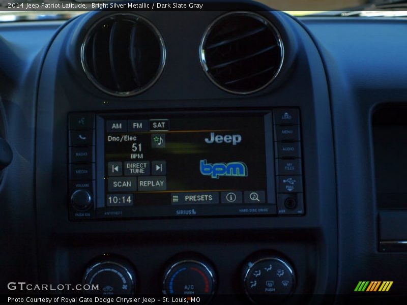 Bright Silver Metallic / Dark Slate Gray 2014 Jeep Patriot Latitude