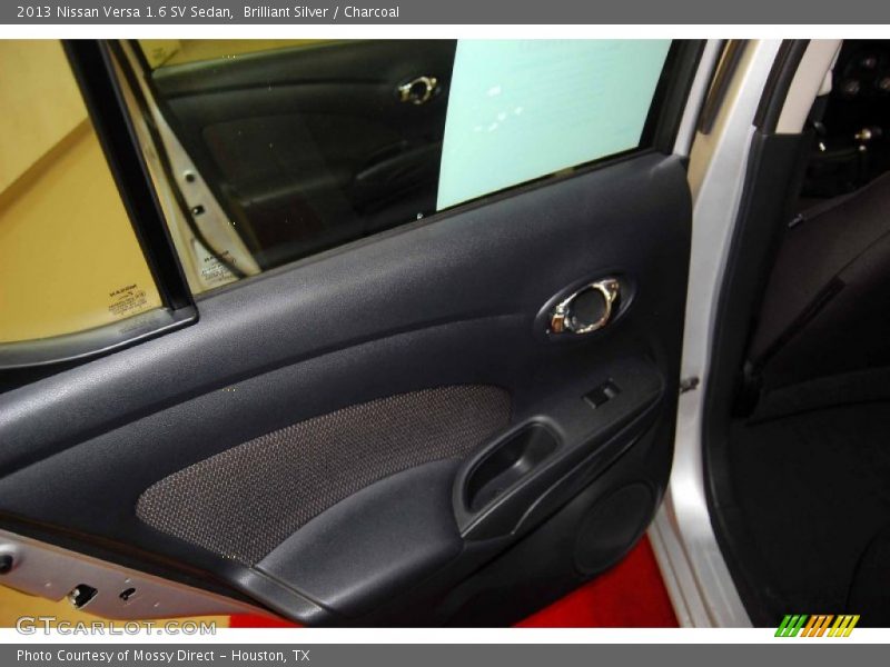 Brilliant Silver / Charcoal 2013 Nissan Versa 1.6 SV Sedan
