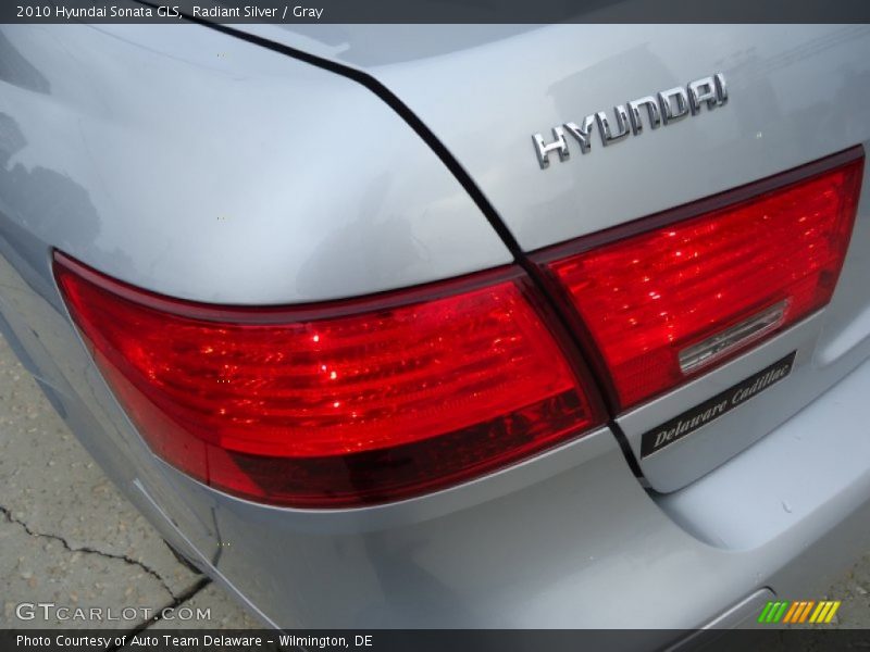 Radiant Silver / Gray 2010 Hyundai Sonata GLS