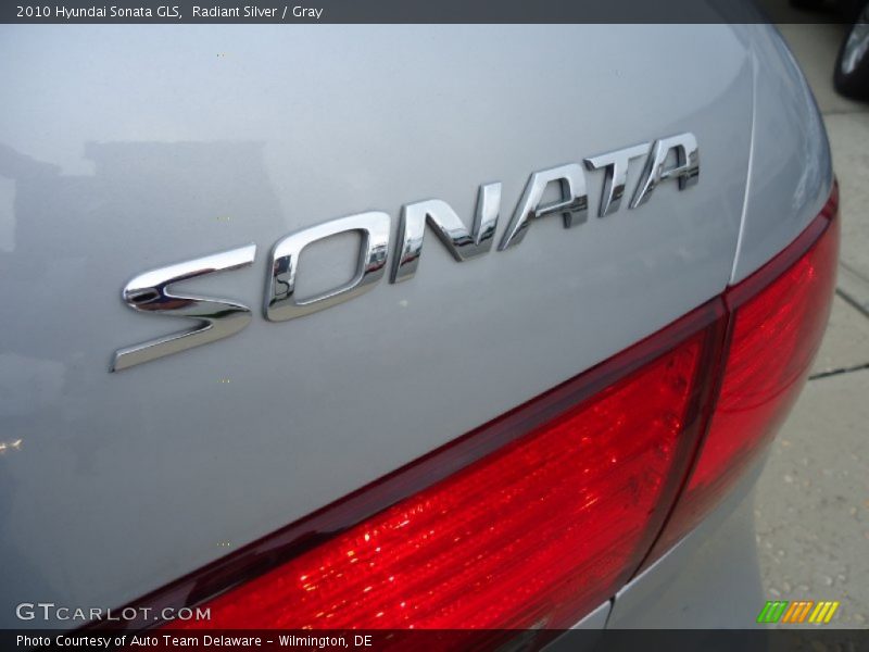 Radiant Silver / Gray 2010 Hyundai Sonata GLS