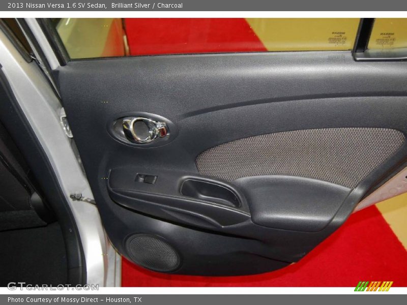 Brilliant Silver / Charcoal 2013 Nissan Versa 1.6 SV Sedan