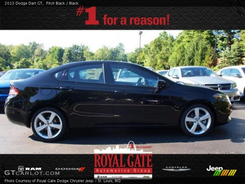 Pitch Black / Black 2013 Dodge Dart GT