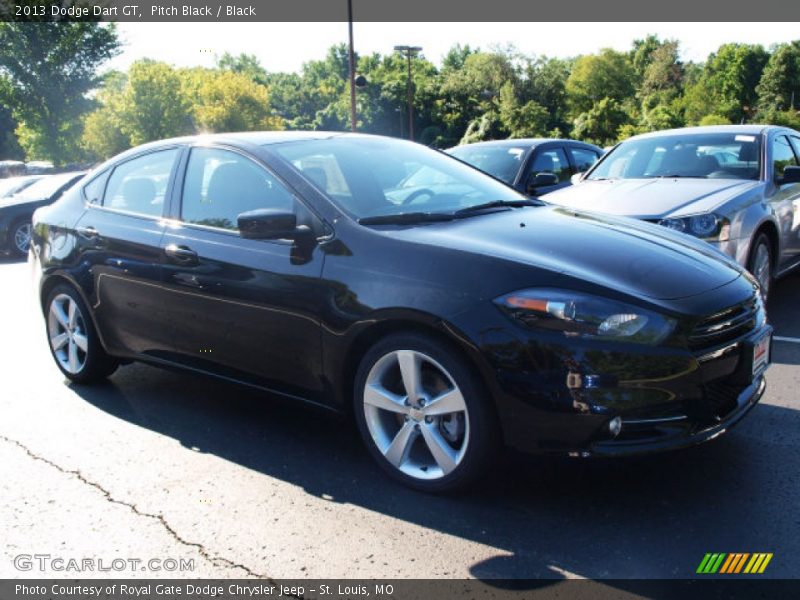 Pitch Black / Black 2013 Dodge Dart GT
