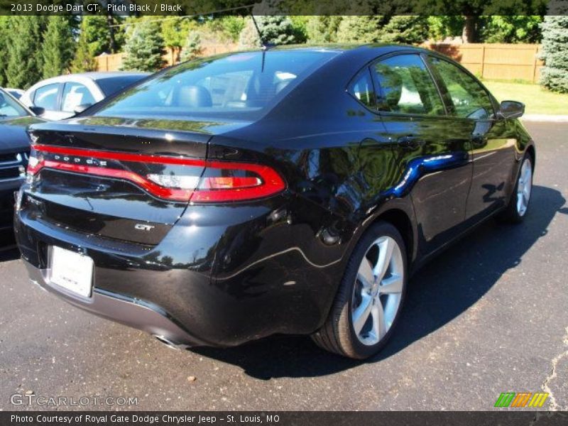 Pitch Black / Black 2013 Dodge Dart GT