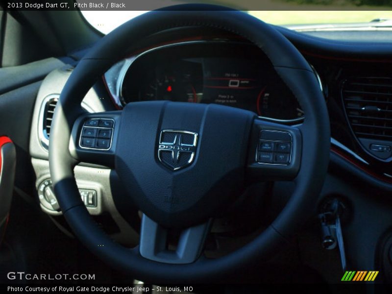 Pitch Black / Black 2013 Dodge Dart GT