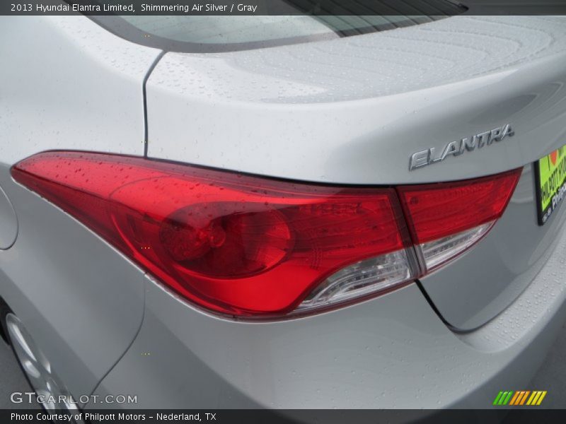 Shimmering Air Silver / Gray 2013 Hyundai Elantra Limited