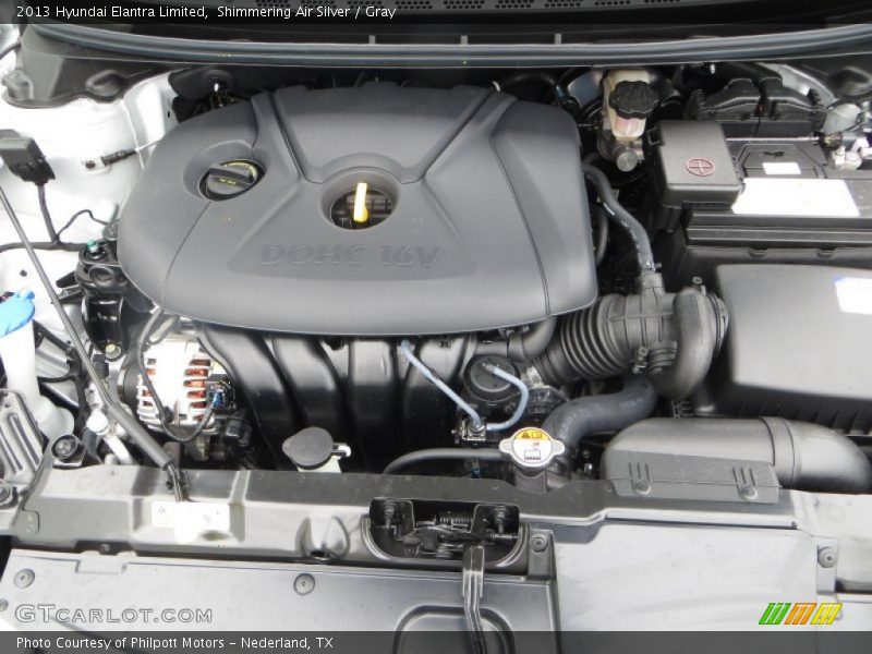Shimmering Air Silver / Gray 2013 Hyundai Elantra Limited