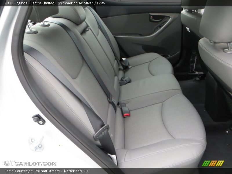 Shimmering Air Silver / Gray 2013 Hyundai Elantra Limited