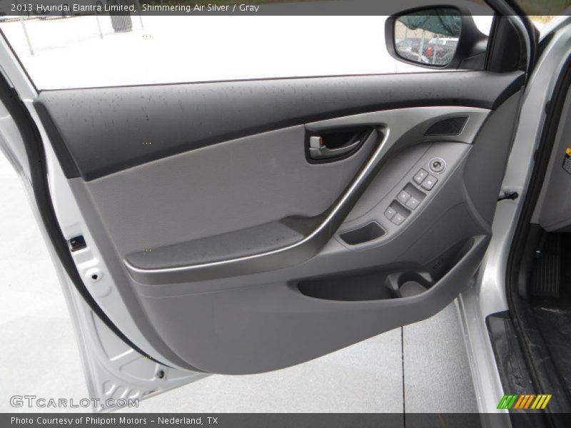 Shimmering Air Silver / Gray 2013 Hyundai Elantra Limited