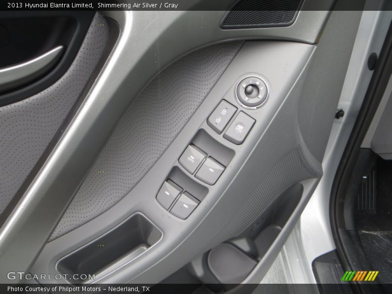 Shimmering Air Silver / Gray 2013 Hyundai Elantra Limited