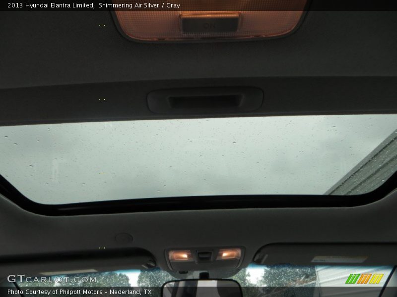 Shimmering Air Silver / Gray 2013 Hyundai Elantra Limited