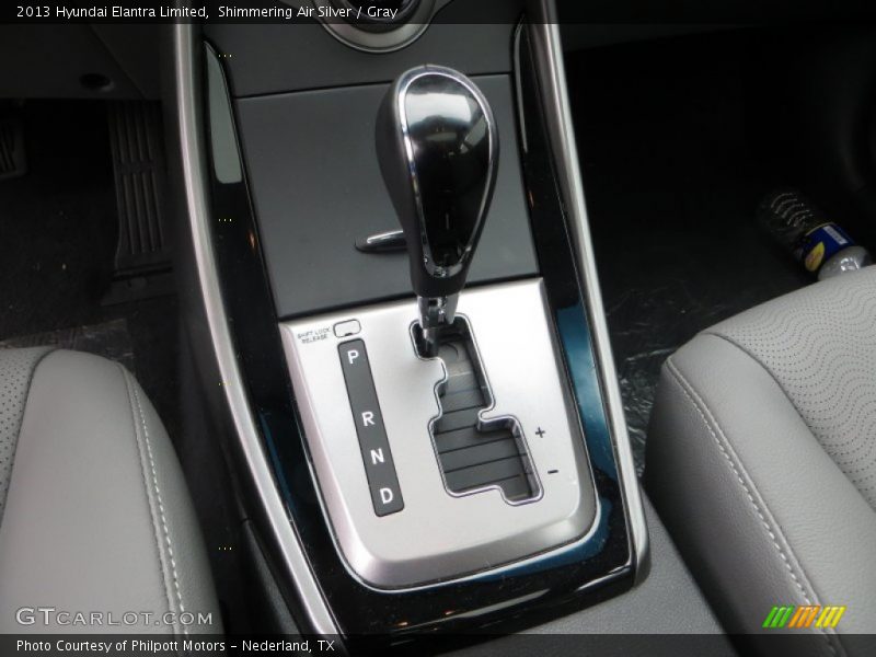 Shimmering Air Silver / Gray 2013 Hyundai Elantra Limited