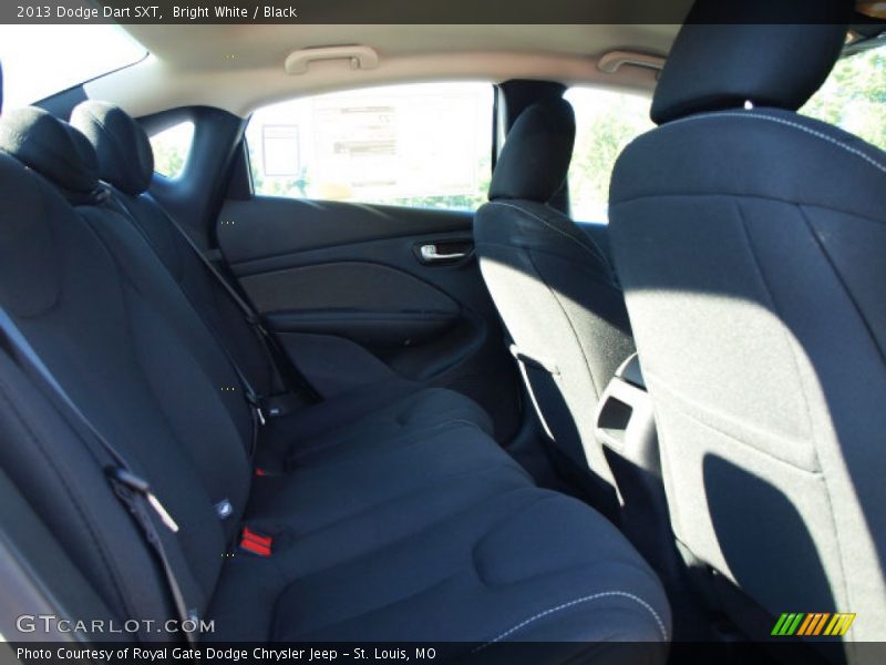 Bright White / Black 2013 Dodge Dart SXT