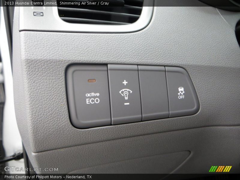 Shimmering Air Silver / Gray 2013 Hyundai Elantra Limited