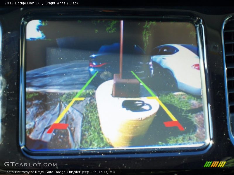 Bright White / Black 2013 Dodge Dart SXT