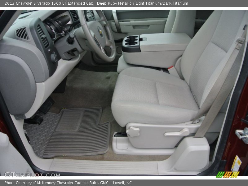Deep Ruby Metallic / Light Titanium/Dark Titanium 2013 Chevrolet Silverado 1500 LT Extended Cab