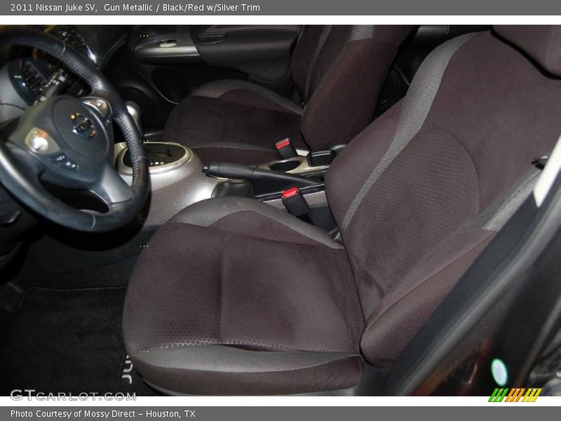 Gun Metallic / Black/Red w/Silver Trim 2011 Nissan Juke SV